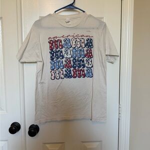 Tultex Cream Graphic Tee